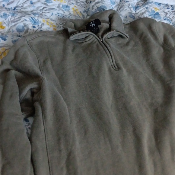 Calvin Klein zip Sweatshirt pullover med mens - Picture 4 of 4